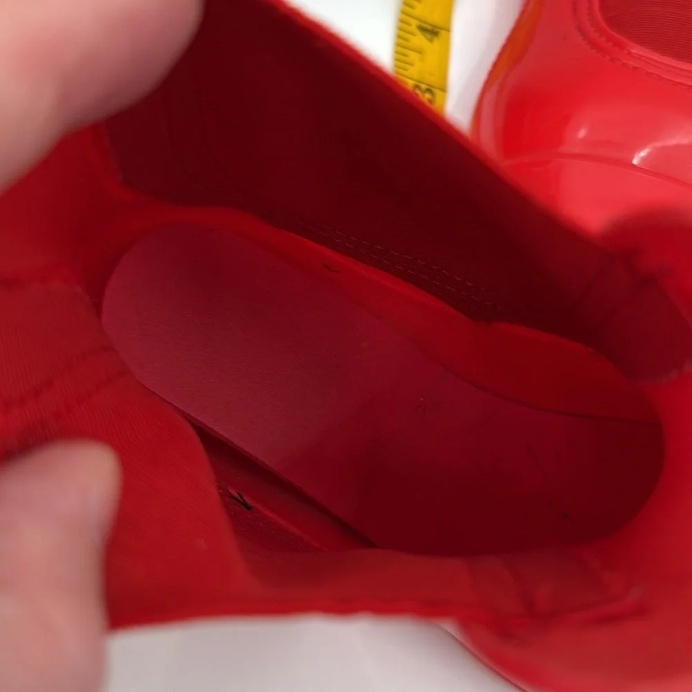 INC International Concepts Red Rain Boots Size 9